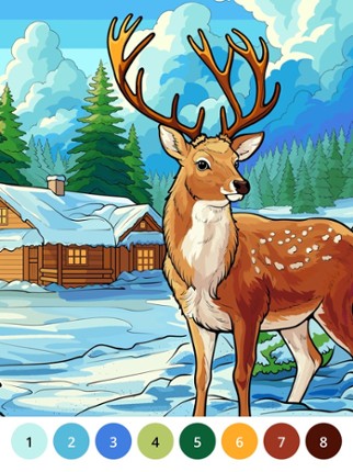 Paint by Number Coloring Game screenshot