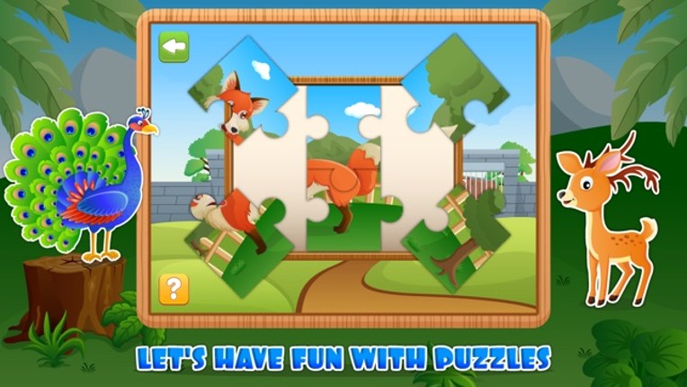 4 in 1 Fun Zoo Games Free - Learning &amp; Educational Activities App for Kids &amp; Toddlers screenshot