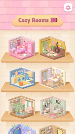 Cozy Rooms 3D: Match Game screenshot