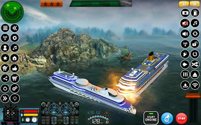 Indian Cruise Ship Game Sim screenshot