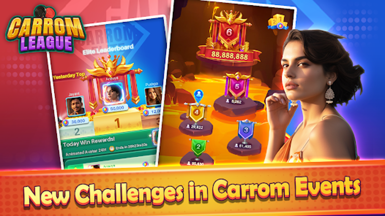 Carrom League: Friends Online Image