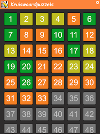 Kruiswoordpuzzel Nederlands screenshot