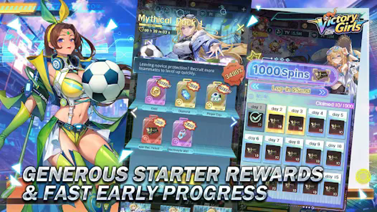 Victory Girls: Anime Soccer screenshot