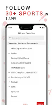 Sportskeeda Live Cricket Score screenshot