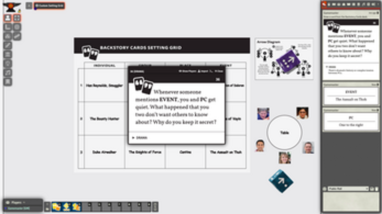 Backstory Cards: Core Deck for Foundry VTT Image
