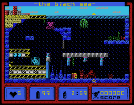 Black Sea (MSX) screenshot