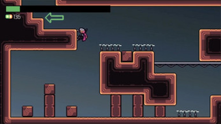 Cyberpunk Metroidvania screenshot