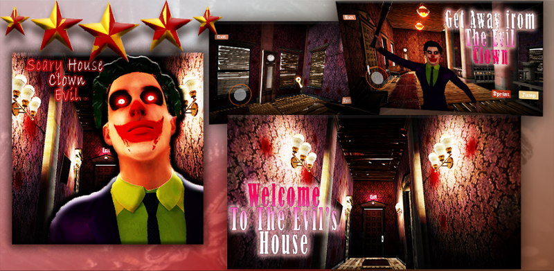 Scary House Clown Evil Game Cover