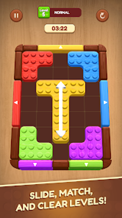 Wooden Slide: Block Escape screenshot