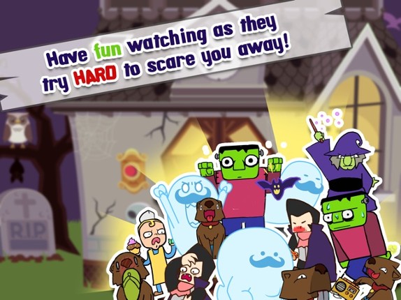 Go Away! The Haunted Mansion with Funny Monsters screenshot