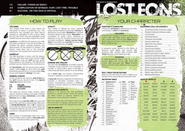 LOST EONS One Sheet Image