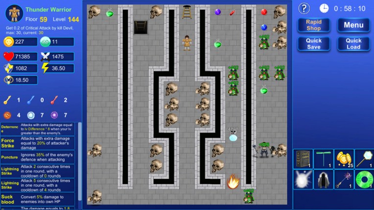 Magic Tower (Destroy the Wormhole) screenshot