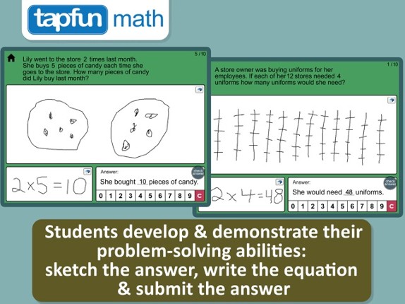 Math Word Problems - Multiplication and Division for Third Grade screenshot