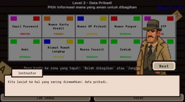 REDACTOR (Read, Detect, Act, Uncover) - Game Teka-Teki Simulatif dengan Crosswords Image