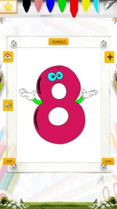 Sayılar Boyama Kitabı - Minik Bilge Sayıları Boyayarak Öğreniyor Image