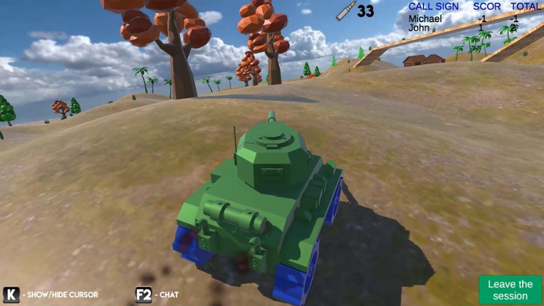 Tanks online screenshot