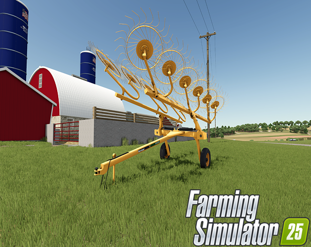 Games like Vermeer VR1224 Rake FS25