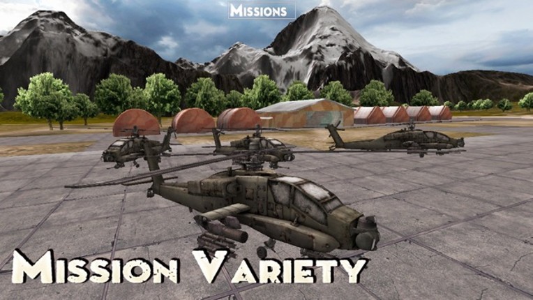 Boeing AH-64 Apache Longbow - Combat Gunship Helicopter Simulator of Infinite Tanks Hunter screenshot