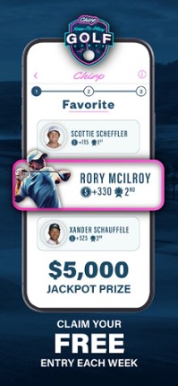 Chirp Golf - Fantasy Sports screenshot