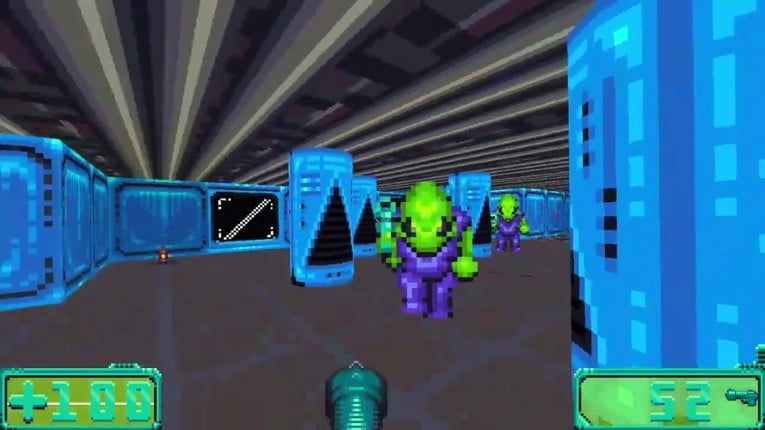 DOSMan: Space Aliens in Space! screenshot