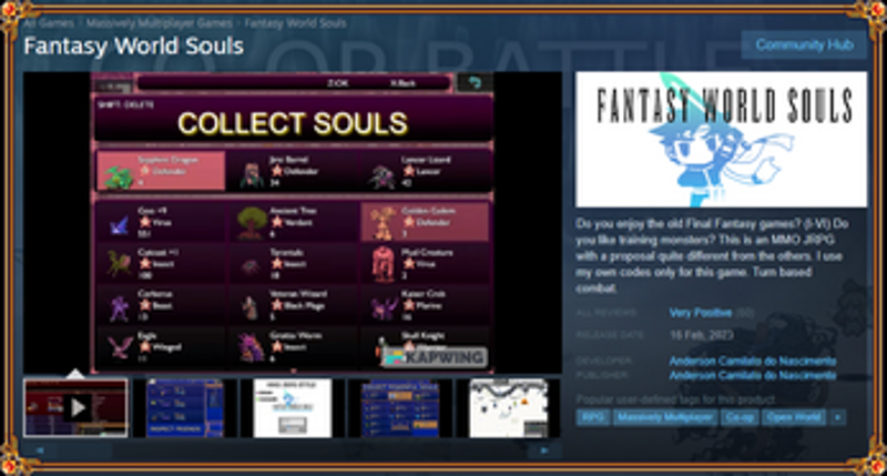 Fantasy World Souls screenshot