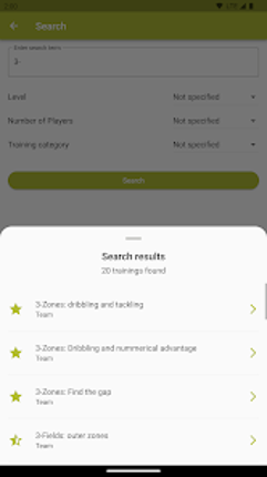 The Football Trainer screenshot