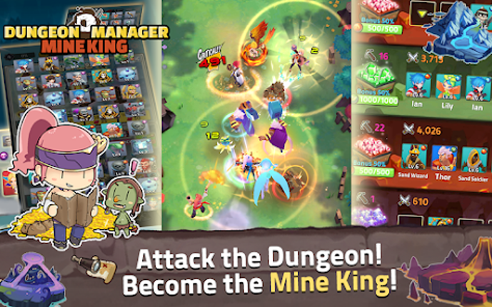 Dungeon Manager : Mine King screenshot