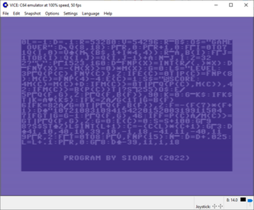 Meteor Storm (C64) by Sioban Image