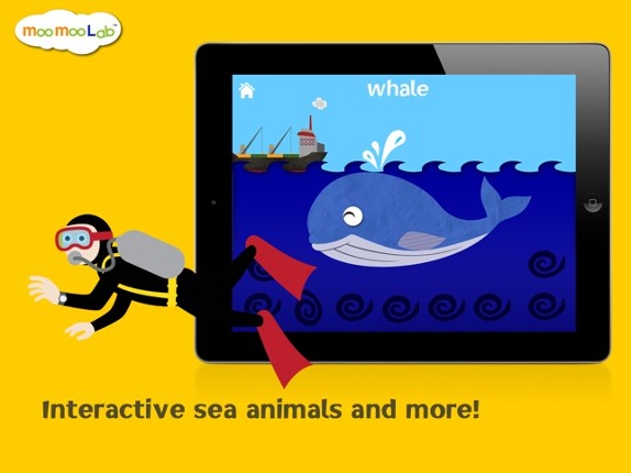 Marine Animals - Puzzle, Coloring and Underwater Animal Games for Toddler and Preschool Children Image