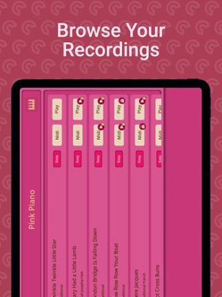 Pink Piano:Piano For Girls screenshot