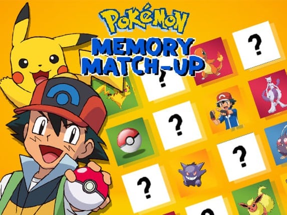 Pokemon Memory Match Up Image