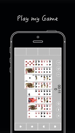 PokerCam (create decks, design cards, play game: FreeCell) screenshot