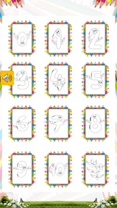 Sayılar Boyama Kitabı - Minik Bilge Sayıları Boyayarak Öğreniyor screenshot