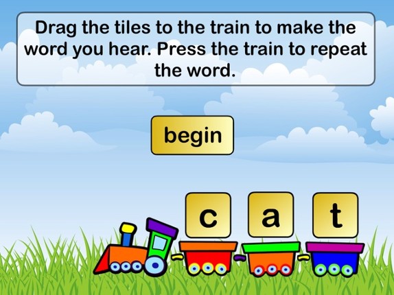 Train Phonics CVC screenshot