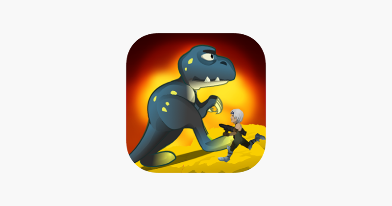 Dino vs man adventure - fight and dodge game Image