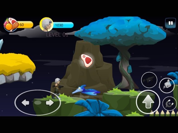 Dino vs man adventure - fight and dodge game Image