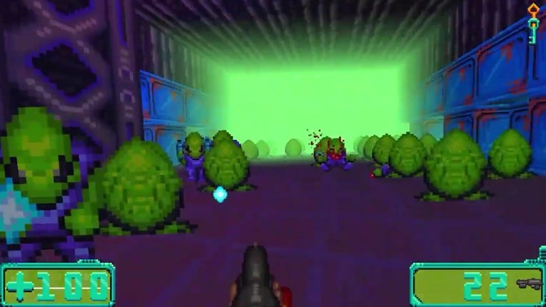 DOSMan: Space Aliens in Space! screenshot