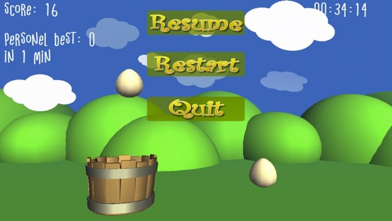 Egg Splash - Touch & Catch Focus Game App for iOS screenshot