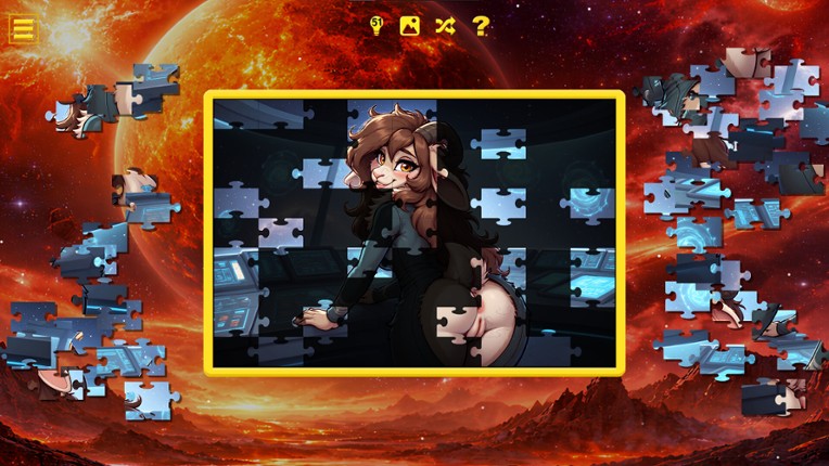 Furry Star Command – Hentai Jigsaw Image