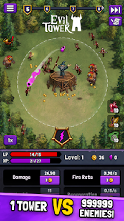 Evil Tower - Idle Defense TD screenshot