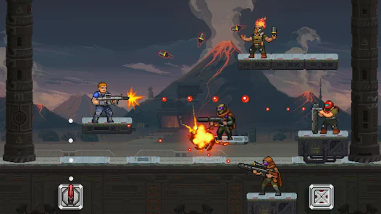 Gun Force Side-scrolling Game screenshot