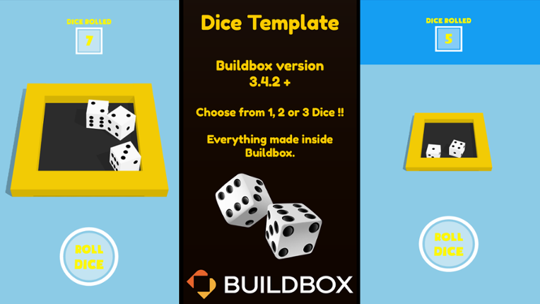 Dice Template Image