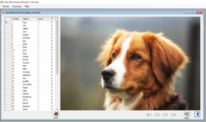 WordTrainer Animals screenshot
