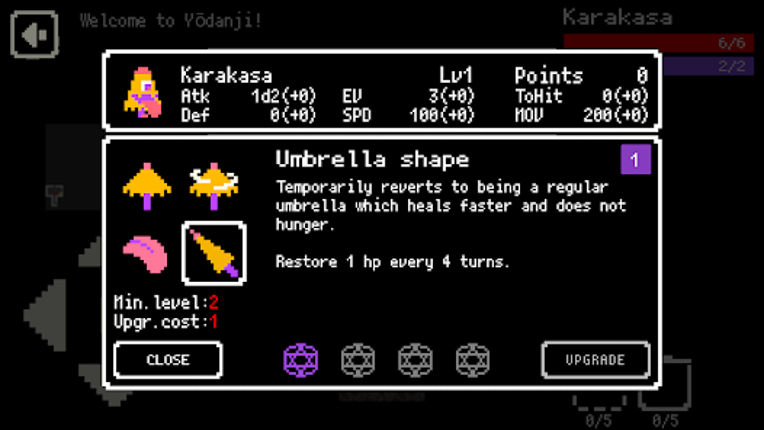 Yōdanji: The Roguelike screenshot