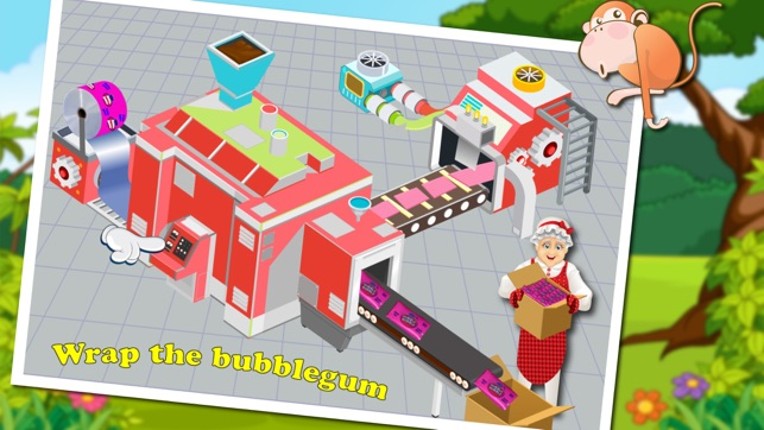 Granny's Candy &amp; Bubble Gum Factory Simulator - Learn how to make sweet candies &amp; sticky gum in sweets factory screenshot