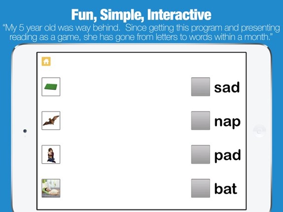 Kids Learning to Read - Little Reader CVC Words Image