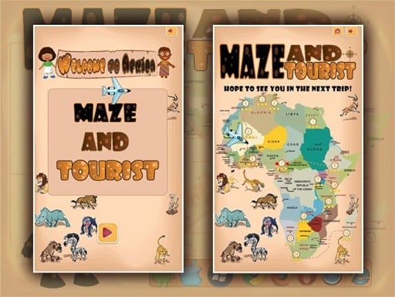 Maze And Tourist Game Cover