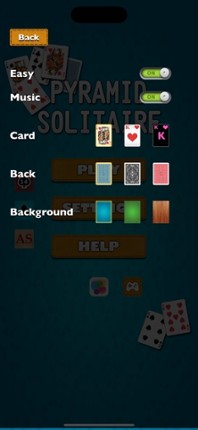 Pyramid-Solitaire screenshot
