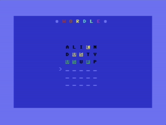 Wordle for Commodore 64 Image