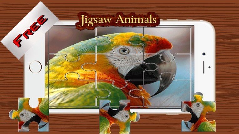 Animals Photo Jigsaw Puzzle - Magic Amazing HD Puzzle for Kids and Toddler Learning Games Free screenshot